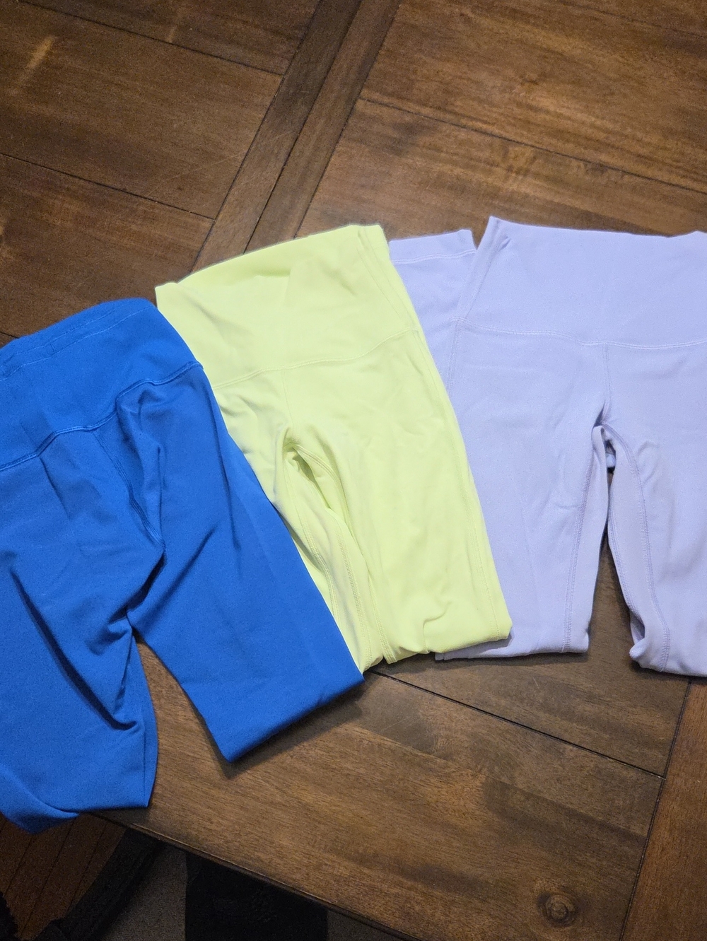 LULULEMON Leggings Blue, Lime, Lavender Size 0/2